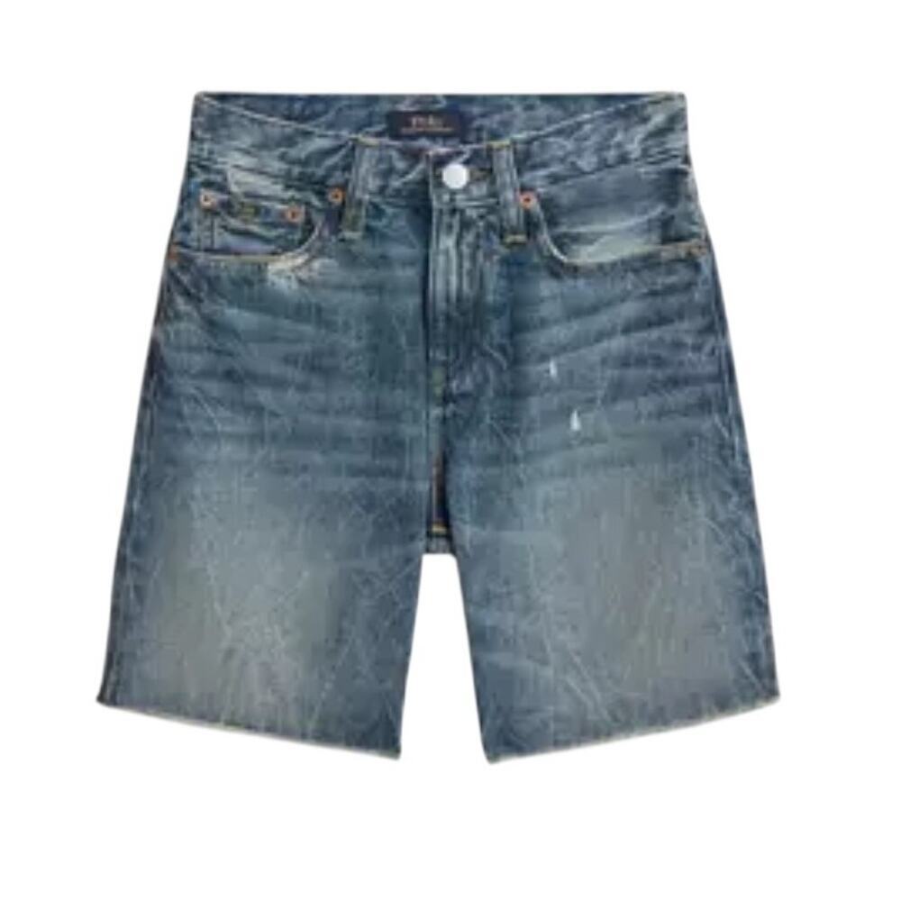 Polo Ralph Lauren Boy's Slim Stretch Denim Jeans Stretch Shorts Blue Size 14